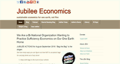 Desktop Screenshot of jubilee-economics.org